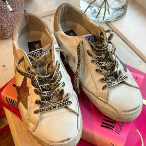 Rainbow Golden Goose Sneakers Low Top Size 9
